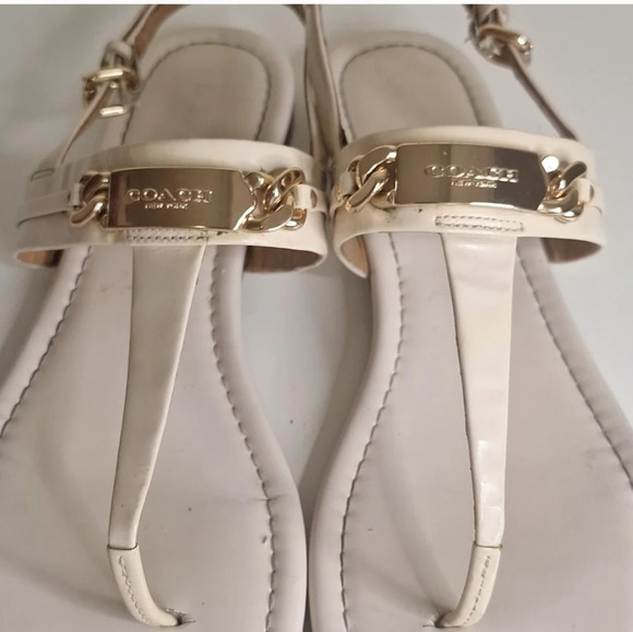 Coach Catherine thong sandals SZ 9.5 - Picture 2 of 8